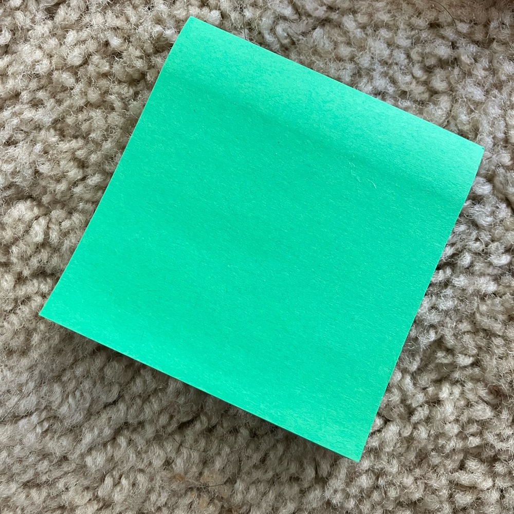 Green Pack Post-It Notes Sticky Notes - Picture 2 of 3